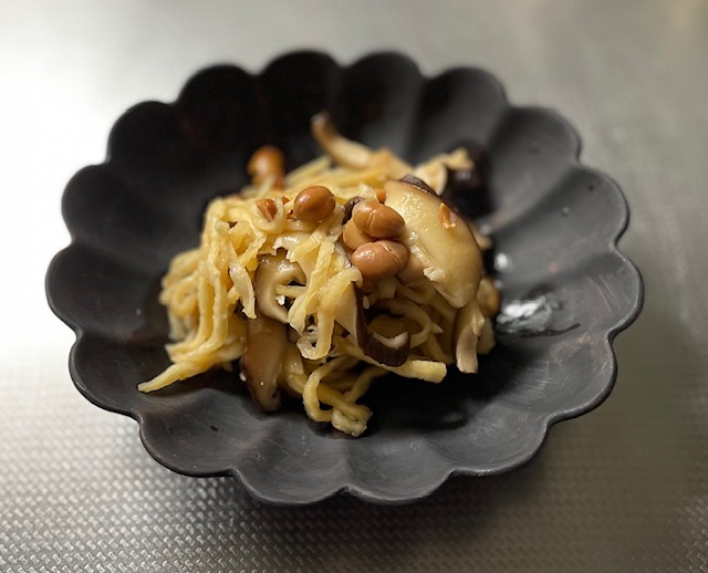 切り干し大根と大豆の炒め煮