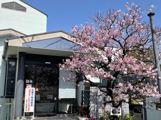 豆菓子の小売りをしている事務所