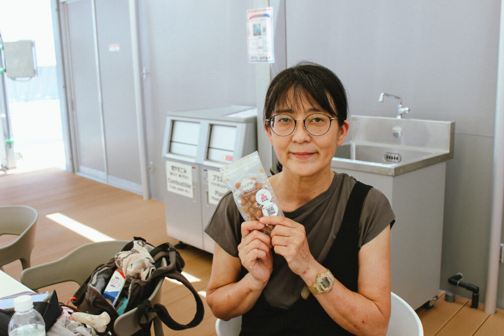 デジタルウォレットパークラウンジのお菓子